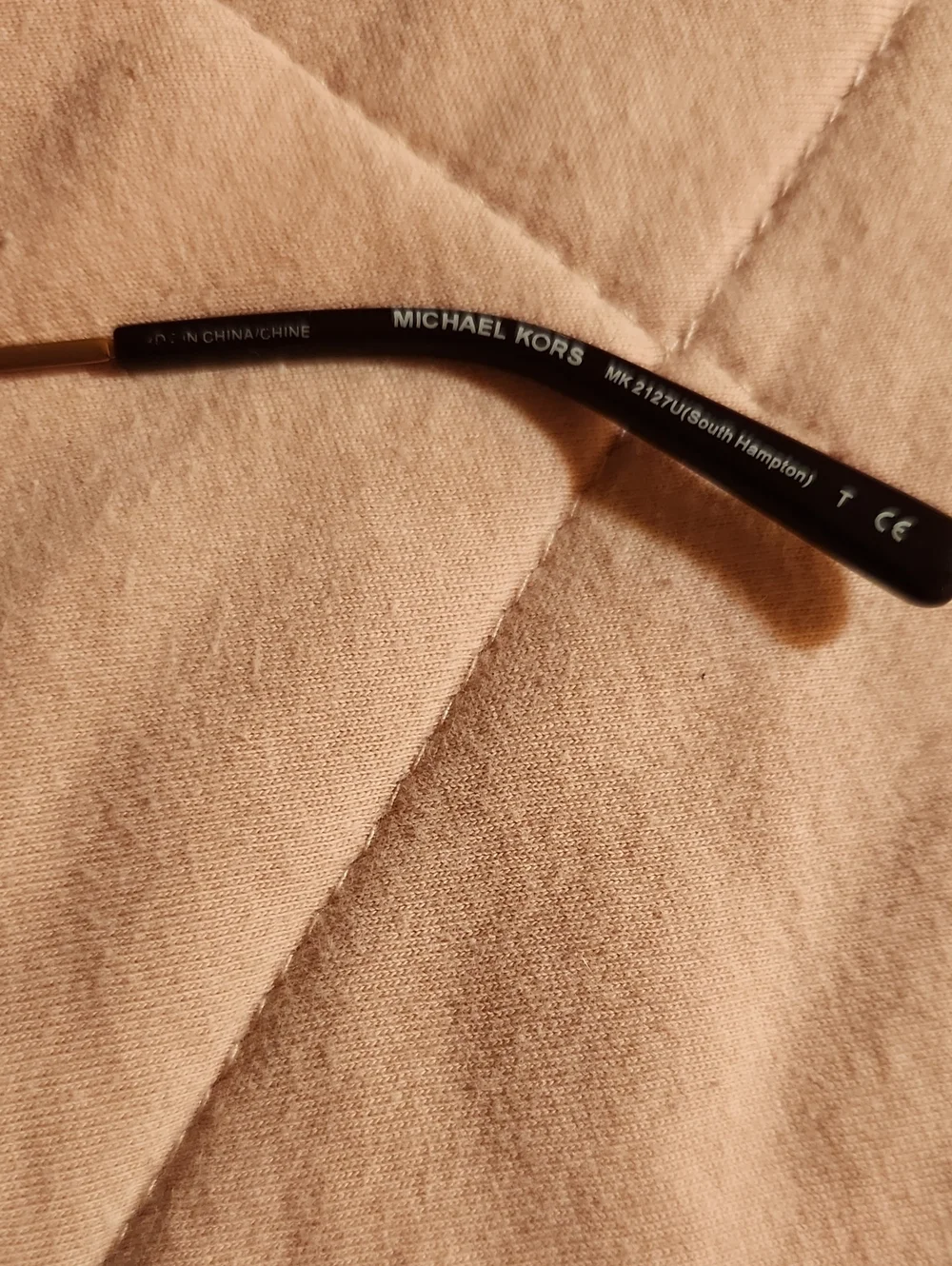 Michael Kors Black Cat Eye Sunglasses with Gold Accents